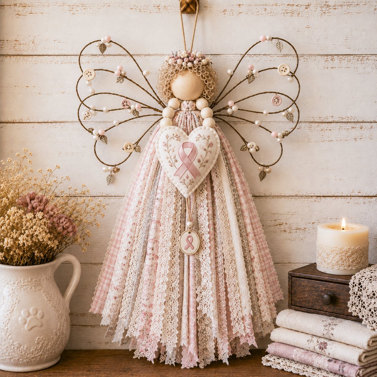 🪽 Angel Fabric Hanging DIY Kit