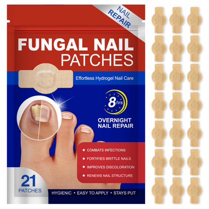 Fungal Nail Patches -- Fast, Effective, Long-Lasting, 21 Pcs / Set