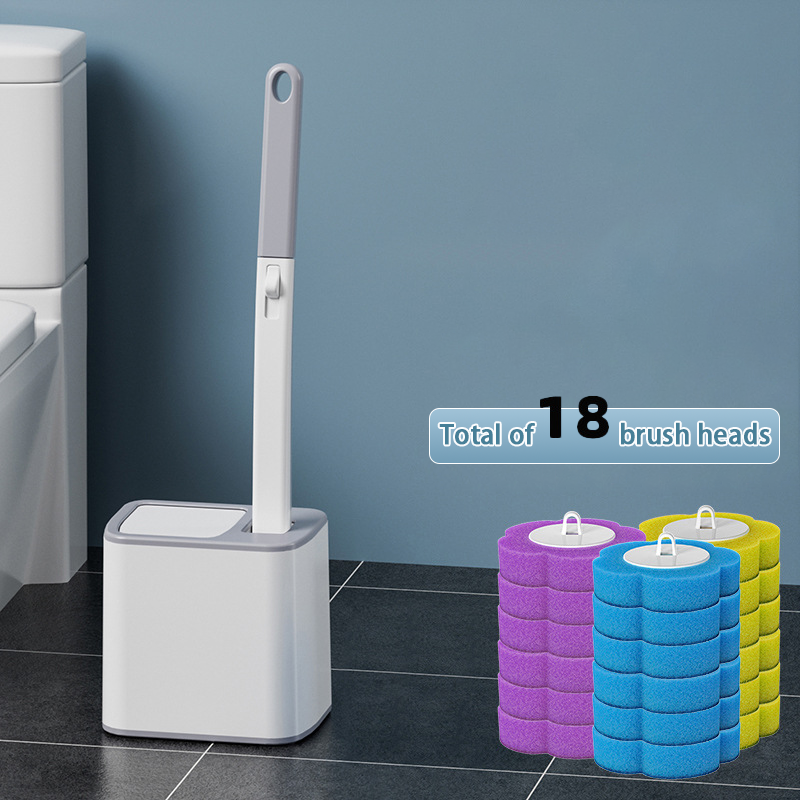 🔥Last Day 70% OFF🚽 Disposable toilet brush with refills
