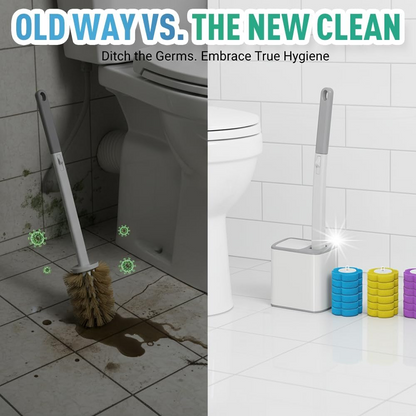 🔥Last Day 70% OFF🚽 Disposable toilet brush with refills