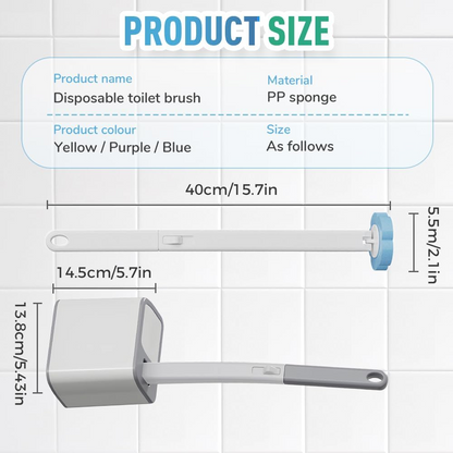 🔥Last Day 70% OFF🚽 Disposable toilet brush with refills