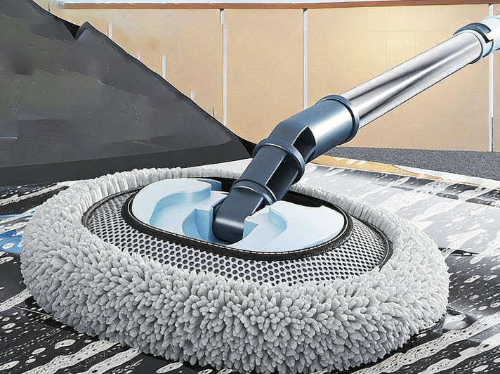 🔥Last Day 49% OFF - Durable Aluminum Long Handle Telescopic Car Wash Mop
