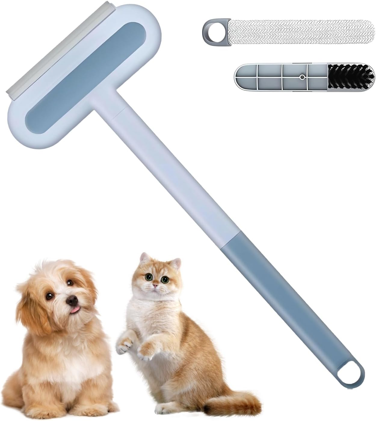 🐾LAST DAY 50% off✨3-in-1 Pet Hair Remover Brush - Long Handle