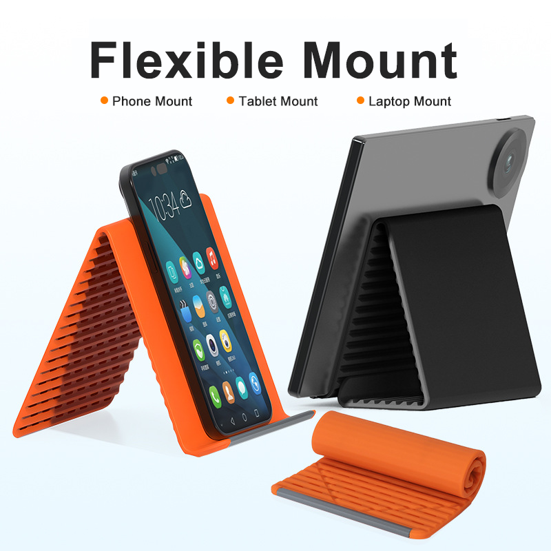 Foldable Silicone Aluminum Holder - Secure, Ergonomic Device Mount for Everywhere*