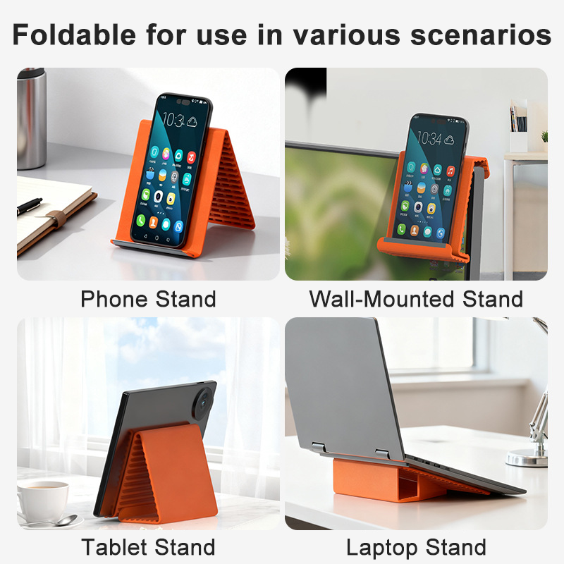 Foldable Silicone Aluminum Holder - Secure, Ergonomic Device Mount for Everywhere*