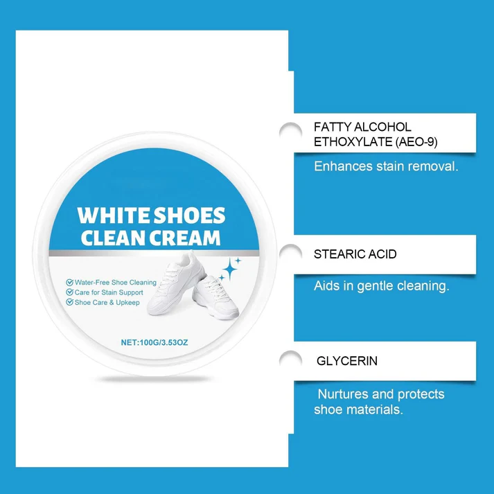🔥Last Day 70% OFF 🧼 No-Wash Shoe & Leather Cleaner Cream – Instantly Erase Stains