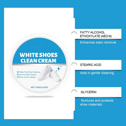 🔥Last Day 70% OFF 🧼 No-Wash Shoe & Leather Cleaner Cream – Instantly Erase Stains