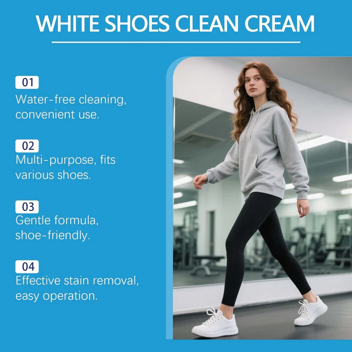 🔥Last Day 70% OFF 🧼 No-Wash Shoe & Leather Cleaner Cream – Instantly Erase Stains