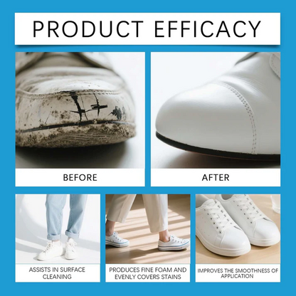 🔥Last Day 70% OFF 🧼 No-Wash Shoe & Leather Cleaner Cream – Instantly Erase Stains