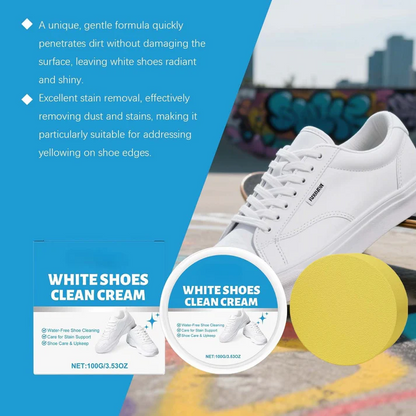 🔥Last Day 70% OFF 🧼 No-Wash Shoe & Leather Cleaner Cream – Instantly Erase Stains