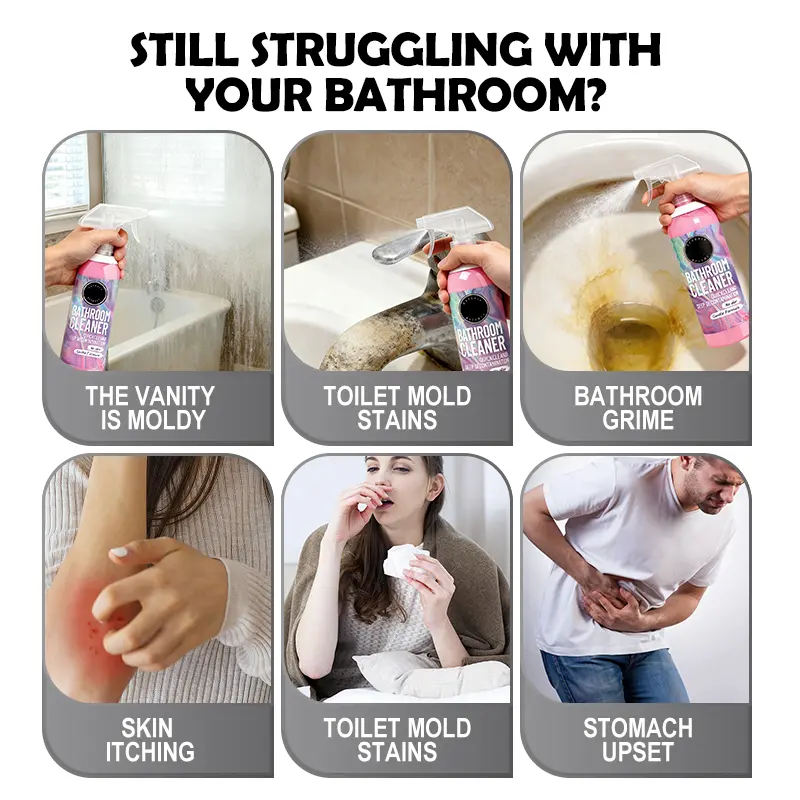 🫧50% OFF !🫧 Multi-Purpose Bathroom Cleaner, Water Stain Eliminator, Powerfully Removes Bathroom Stains
