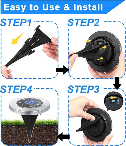 ✨Hot Sale Promotion 70% OFF💡Outdoor Waterproof Solar Ground Light