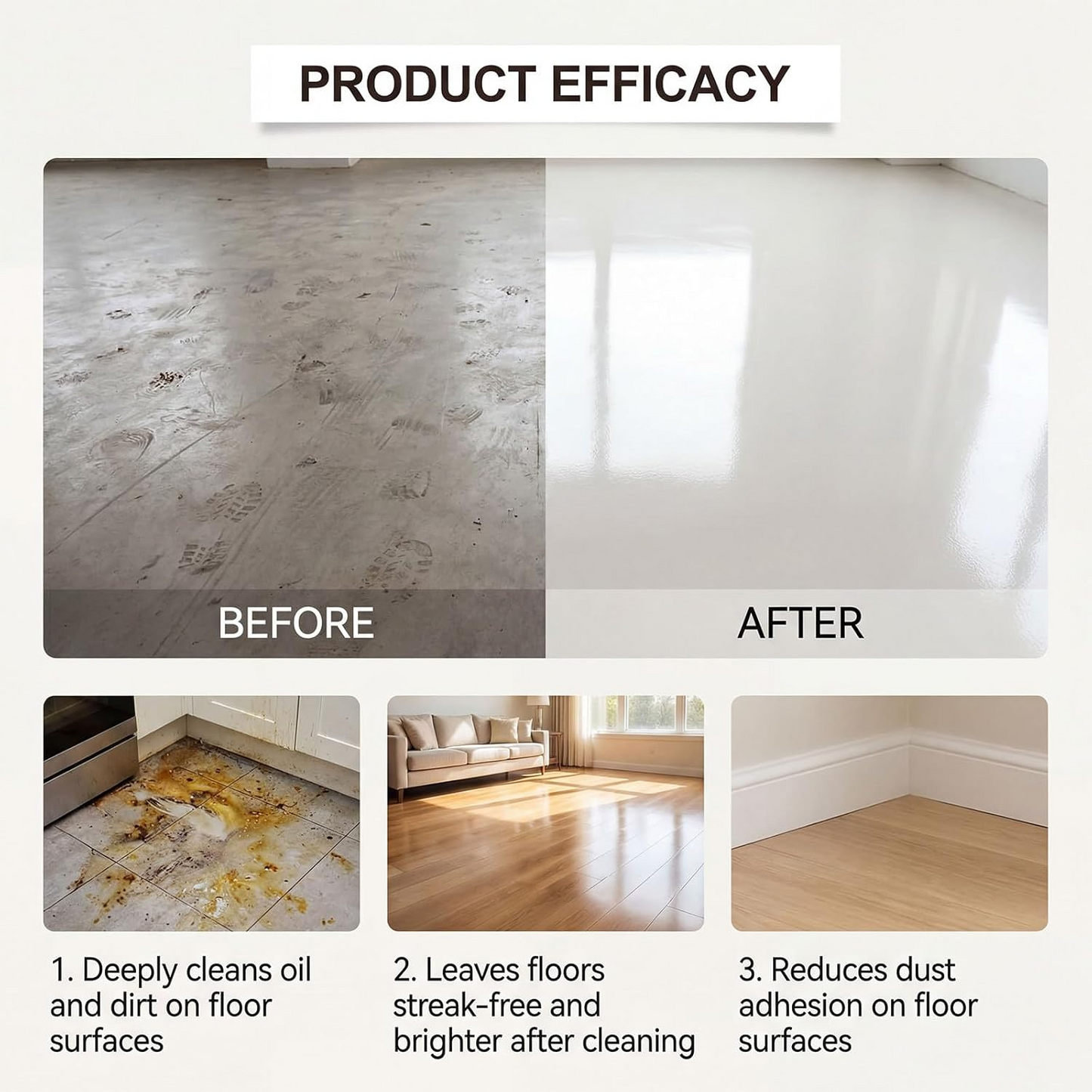 💦Last Day 70% OFF 🔥  Floor Cleaning Tablets - Safe for Wood Tile Marble Quick Dry