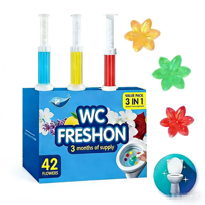 🔥Last Day 70% OFF 🔥3-Tubes Toilet Gel Stamp Box  Deodorizing Bathroom Freshener