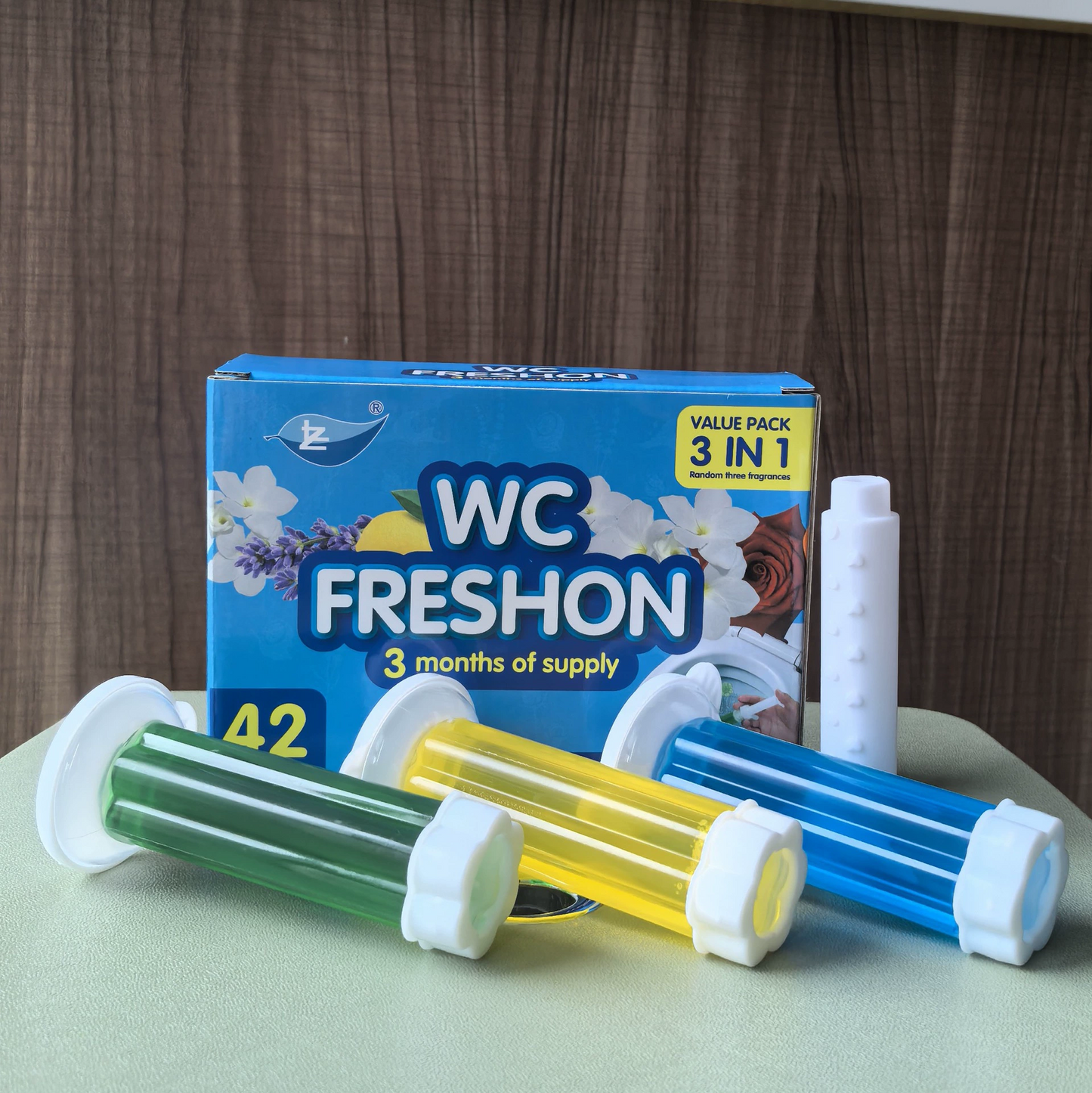 🔥Last Day 70% OFF 🔥3-Tubes Toilet Gel Stamp Box  Deodorizing Bathroom Freshener