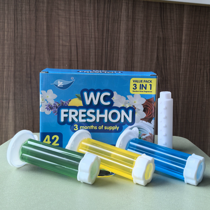 🔥Last Day 70% OFF 🔥3-Tubes Toilet Gel Stamp Box  Deodorizing Bathroom Freshener