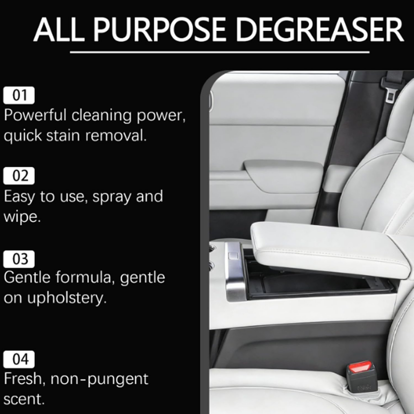 💦Last Day 70% OFF💦 Heavy Duty Degreaser Powerful Foam Cleaner, Suitable for Car Interiors