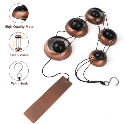 🎐 Zen Copper Pagoda Wind Chimes🌿 – Bring Peace & Harmony to Your Home & Garden