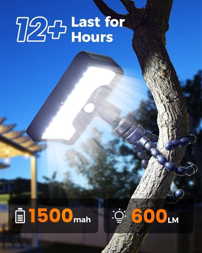 💡Last Day 70% OFF🔥Motion sensor outdoor light strip flexible octopus tripod