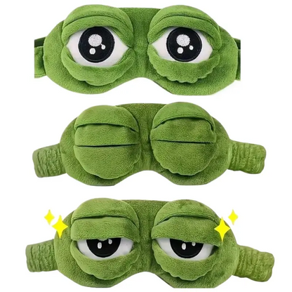 🐸50% OFF!💤Soft Funny Frog 3D Sleep Mask