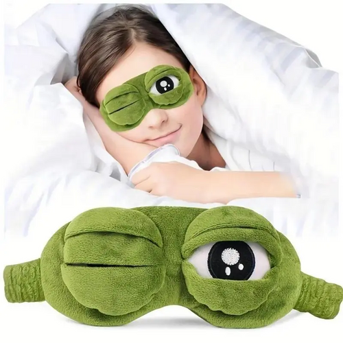 🐸50% OFF!💤Soft Funny Frog 3D Sleep Mask