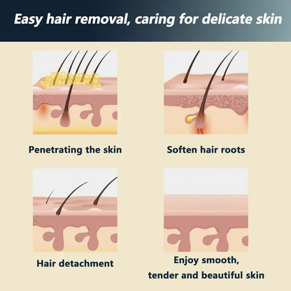 💖Last Day 70% OFF✨5-Minute Painless Hair Removal Cream for Sensitive Skin