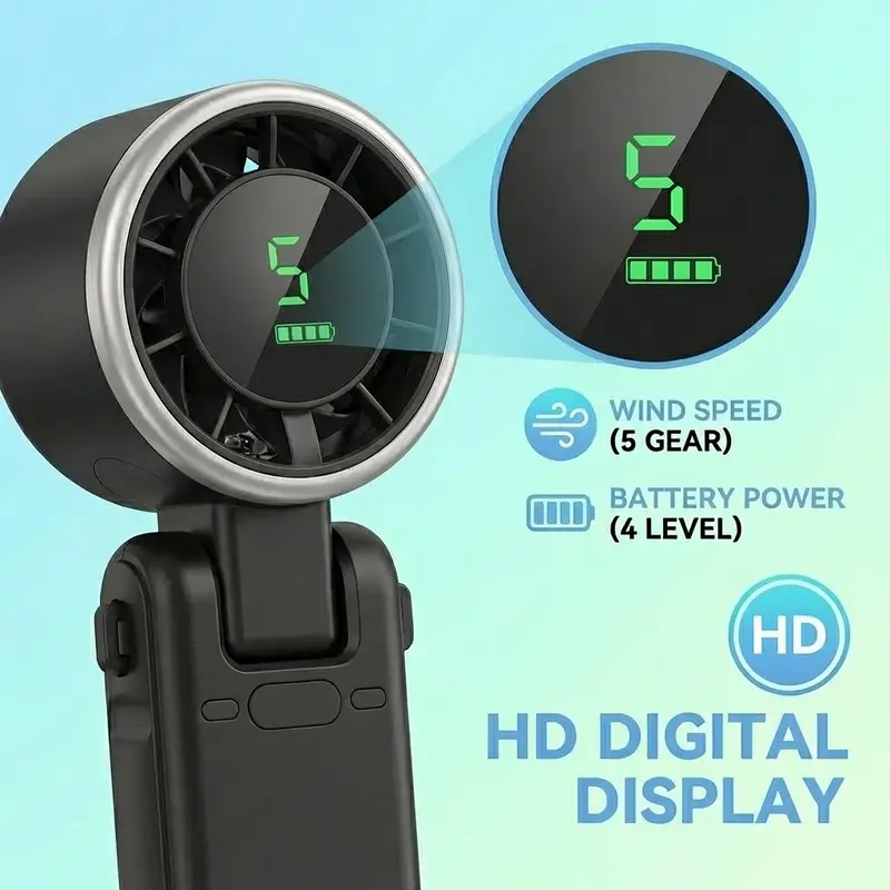 ❄️Last Day 70% OFF🔋Rechargeable Mini Turbine Fan