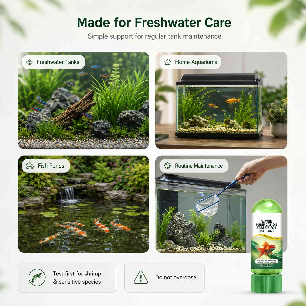 🔥Day Sale 70% OFF🔥Aquarium-Specific Water Purification Tablets – Clearer Water, Easier Tank Care