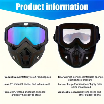 Father’s Day Limited-Time Offer 70% 🎁 Detachable Full-Face Outdoor Goggles