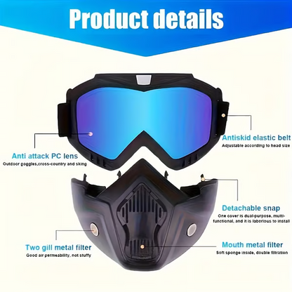Father’s Day Limited-Time Offer 70% 🎁 Detachable Full-Face Outdoor Goggles