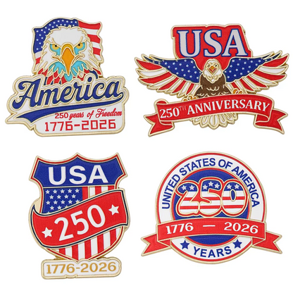 🔥LAST DAY 50% OFF🔥America’s 250th Anniversary Commemorative Enamel Pin Set