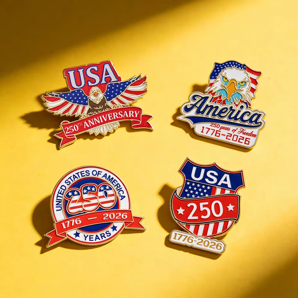 🔥LAST DAY 50% OFF🔥America’s 250th Anniversary Commemorative Enamel Pin Set