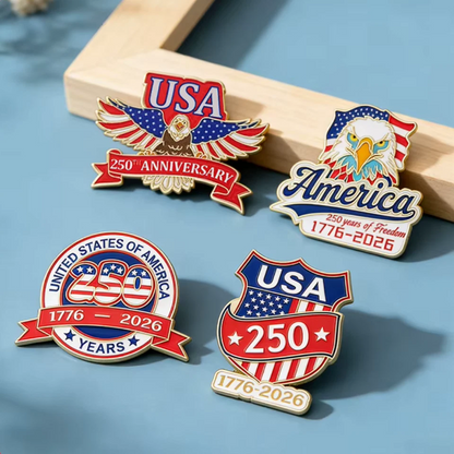 🔥LAST DAY 50% OFF🔥America’s 250th Anniversary Commemorative Enamel Pin Set