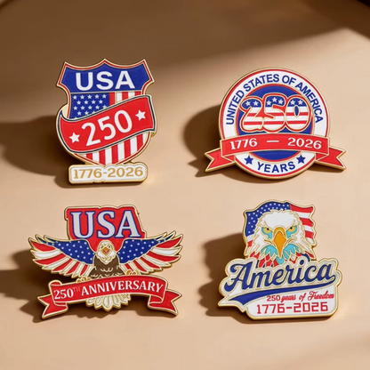 🔥LAST DAY 50% OFF🔥America’s 250th Anniversary Commemorative Enamel Pin Set