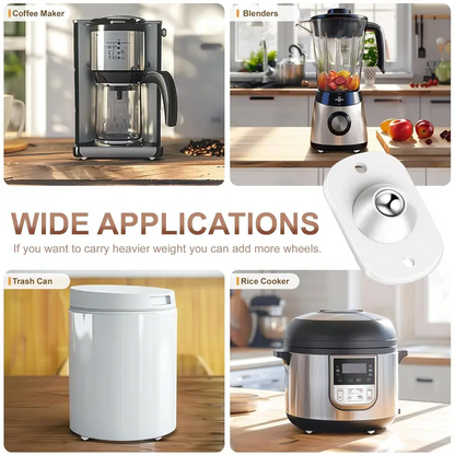 🔥Last Day 50% OFF🎁360° Rotating Mini Universal Appliance Rollers for Kitchen