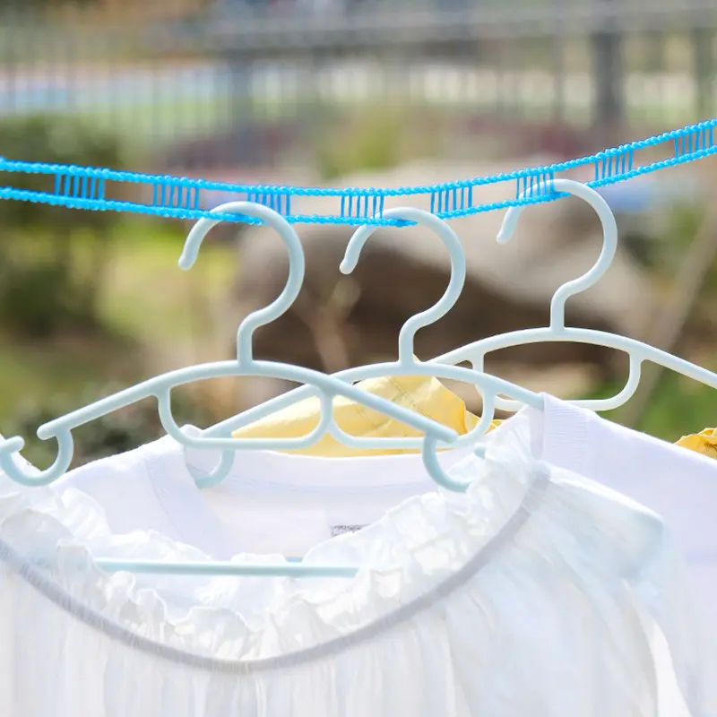 🔥Day Sale 50% OFF🔥Adjustable Windproof Clothesline,(5m/16.4ft) - Portable Telescopic Design