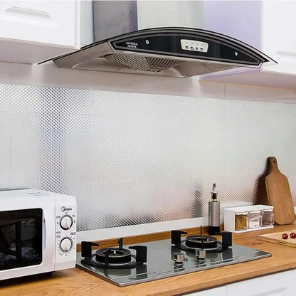 🔥 Hot Sale Promotion 49% OFF🎁Kitchen Wallpaper Oil Proof Sticker Aluminum Foil Backsplash Self