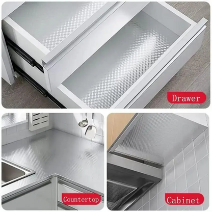 🔥 Hot Sale Promotion 49% OFF🎁Kitchen Wallpaper Oil Proof Sticker Aluminum Foil Backsplash Self