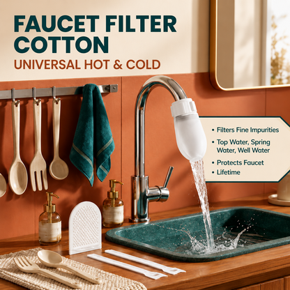 Anti-Splash Kitchen Faucet Filter for Sediment & Rust Removal🛒