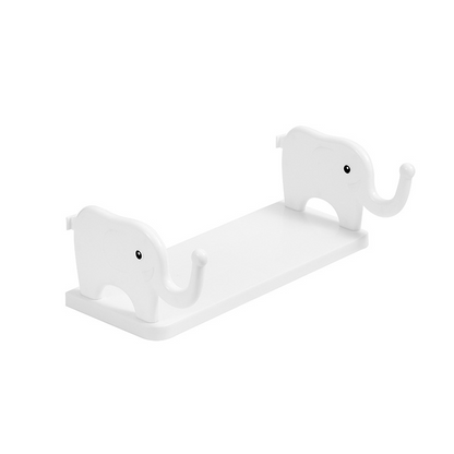 ✨Day Sale 50% OFF✨Cute Elephant Wall Shelf – Waterproof Adhesive Wall Organizer