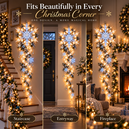 🔥Last Day 49% OFF🔥❄️ Giant Snowflake Blizzard Trail™- Let the Snowstorm Glow Indoors