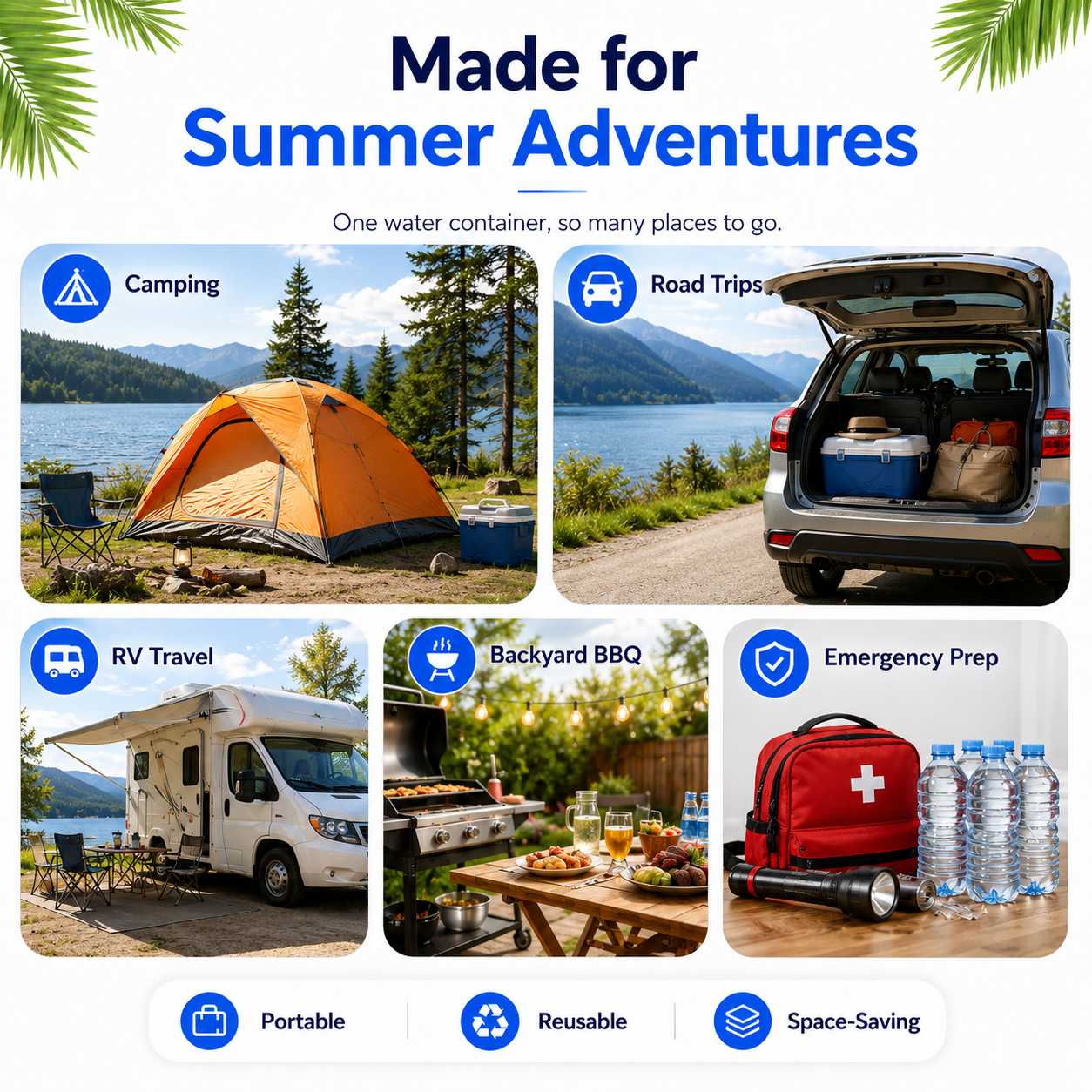 💧Summer Limited-Time 50% OFF☀️ – Collapsible Water Container with Spigot