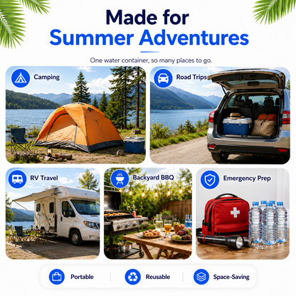 💧Summer Limited-Time 50% OFF☀️ – Collapsible Water Container with Spigot