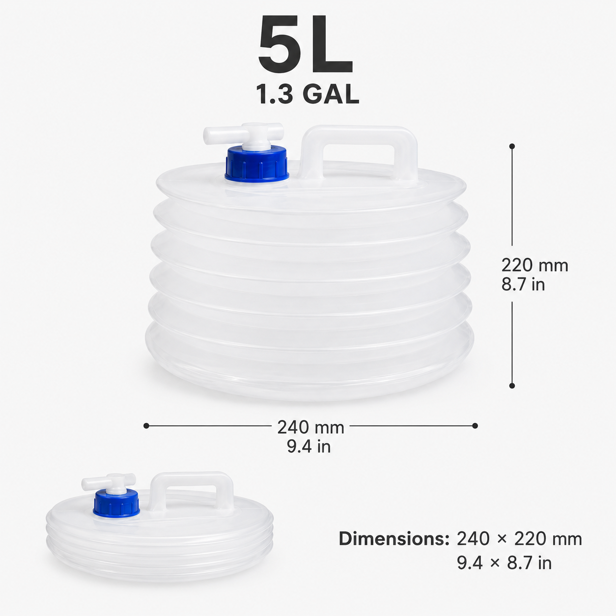 💧Summer Limited-Time 50% OFF☀️ – Collapsible Water Container with Spigot