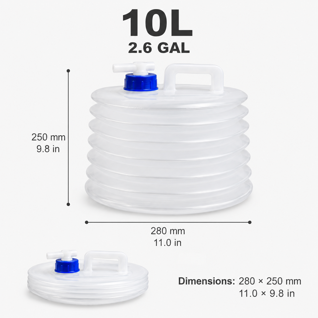 💧Summer Limited-Time 50% OFF☀️ – Collapsible Water Container with Spigot