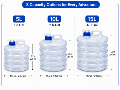 💧Summer Limited-Time 50% OFF☀️ – Collapsible Water Container with Spigot