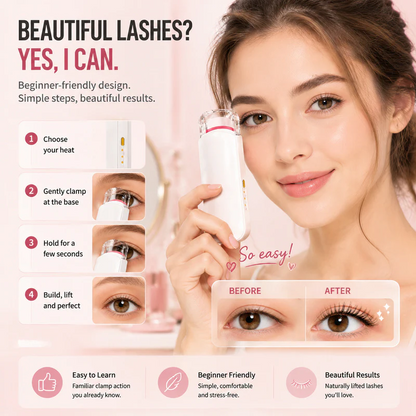 🥳OFFERTA 2026🥳💞 Arricciaciglia Elettrico Ricaricabile – Piega istantanea, riscaldamento rapido, design tascabile. Disponibile in 3 colori! 💄✨