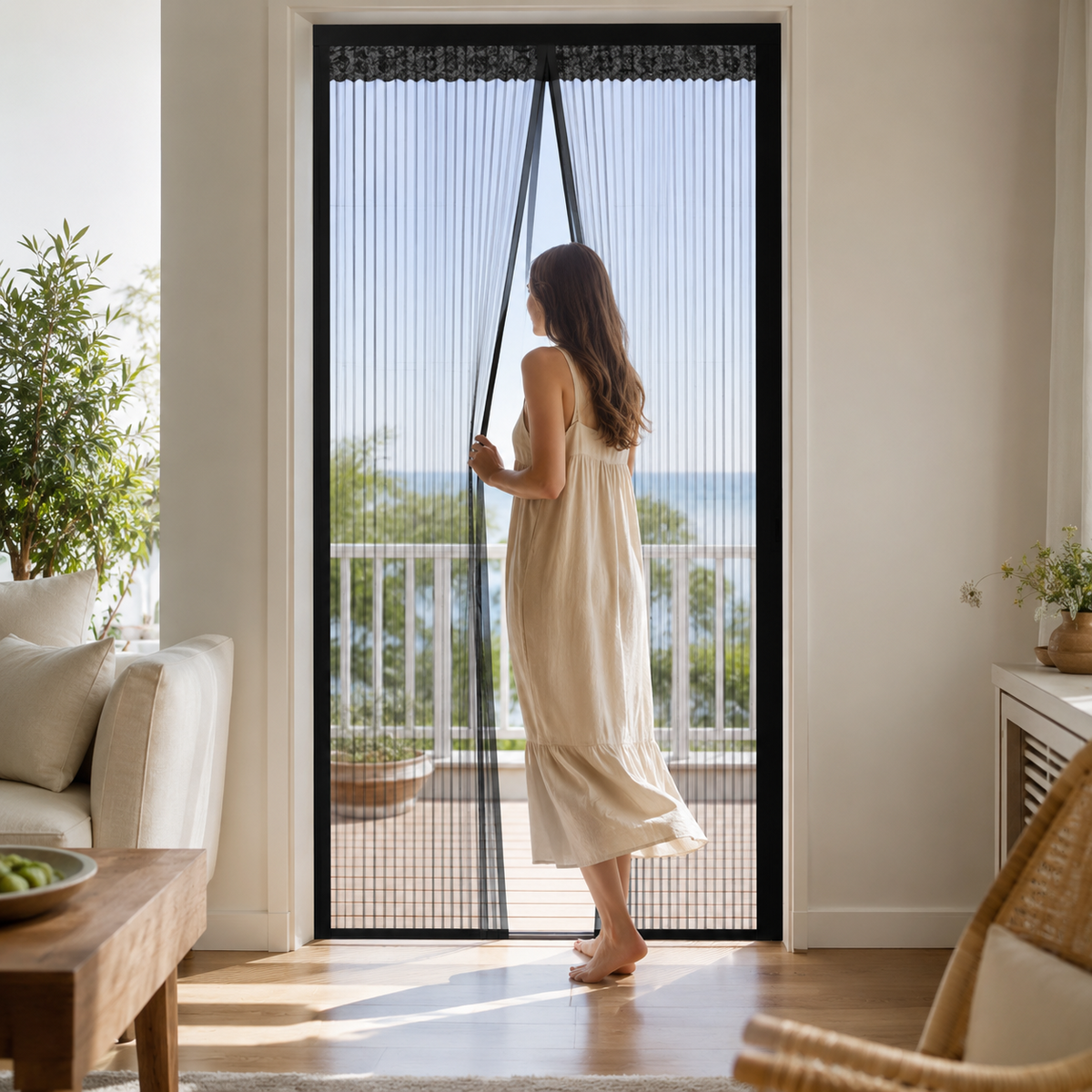 🧲Summer Limited-Time 50% OFF 🦟Magnetic Screen Door – Hands-Free Auto-Close Mesh Curtain for Bug