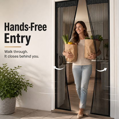 🧲Summer Limited-Time 50% OFF 🦟Magnetic Screen Door – Hands-Free Auto-Close Mesh Curtain for Bug