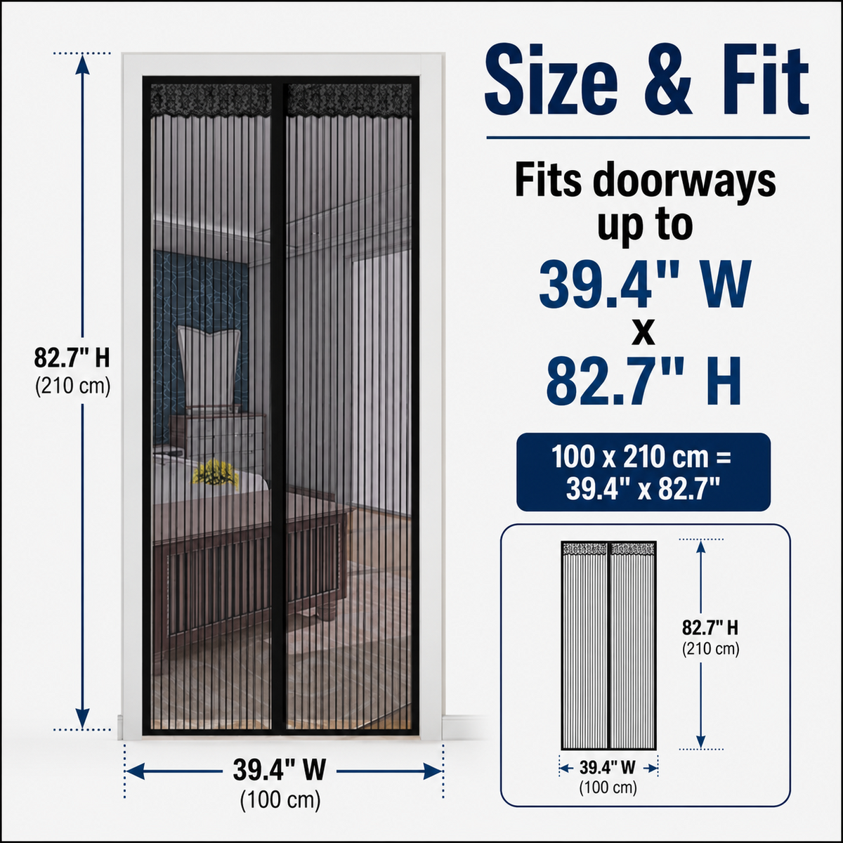 🧲Summer Limited-Time 50% OFF 🦟Magnetic Screen Door – Hands-Free Auto-Close Mesh Curtain for Bug